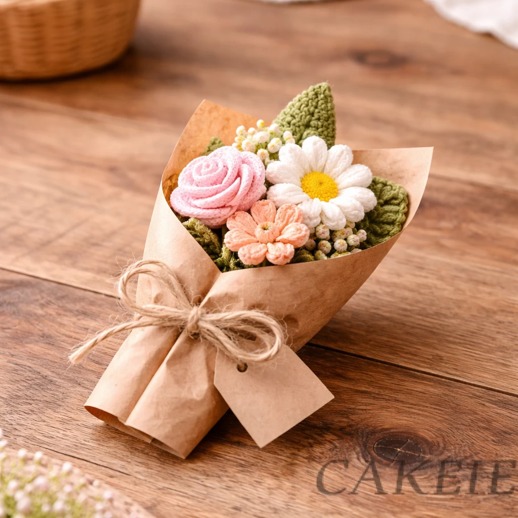 Charming Crochet Flower Gift