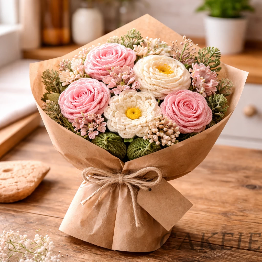 Creative Crochet Flower Gift