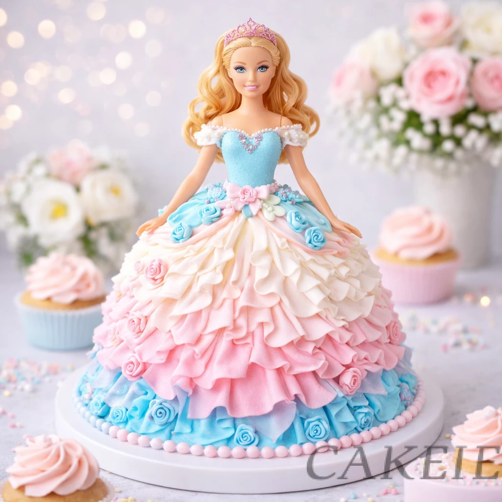 Pastel Royal Princess Delight Cake