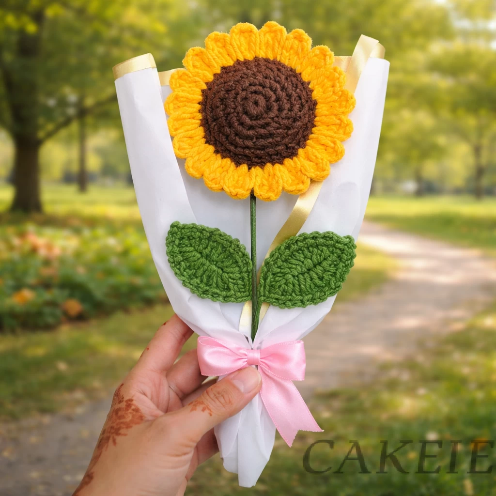 Sunflower Crochet Bouquet